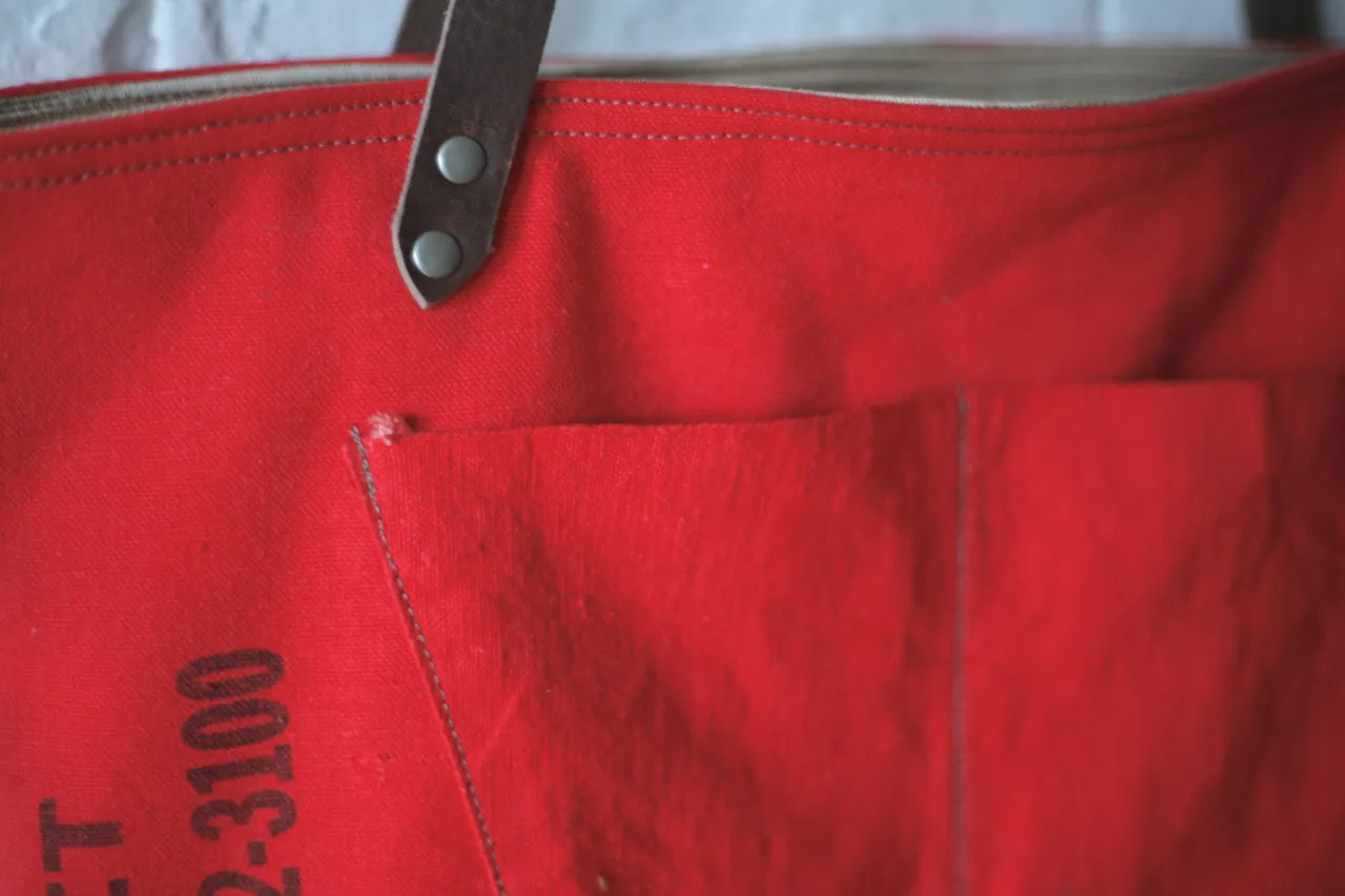 1940's era Work Apron Carryall