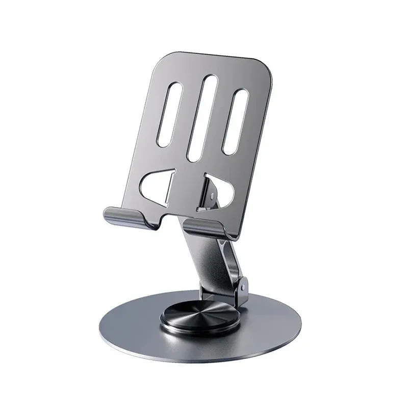 720° Rotate Metal Desk Mobile Phone Holder Adjustable Folding Phone Stand