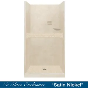 ABFSPECIAL-Classic Desert Sand Small Alcove Shower Kit (FREE F92 FAUCET)