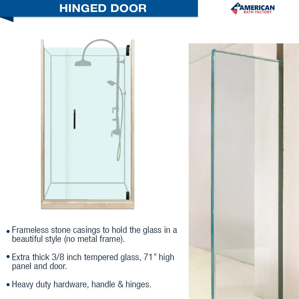ABFSPECIAL-Classic Desert Sand Small Alcove Shower Kit (FREE F92 FAUCET)