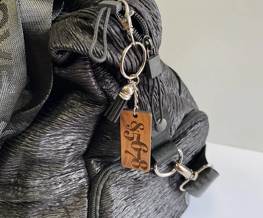 &5678 Walnut Keychain
