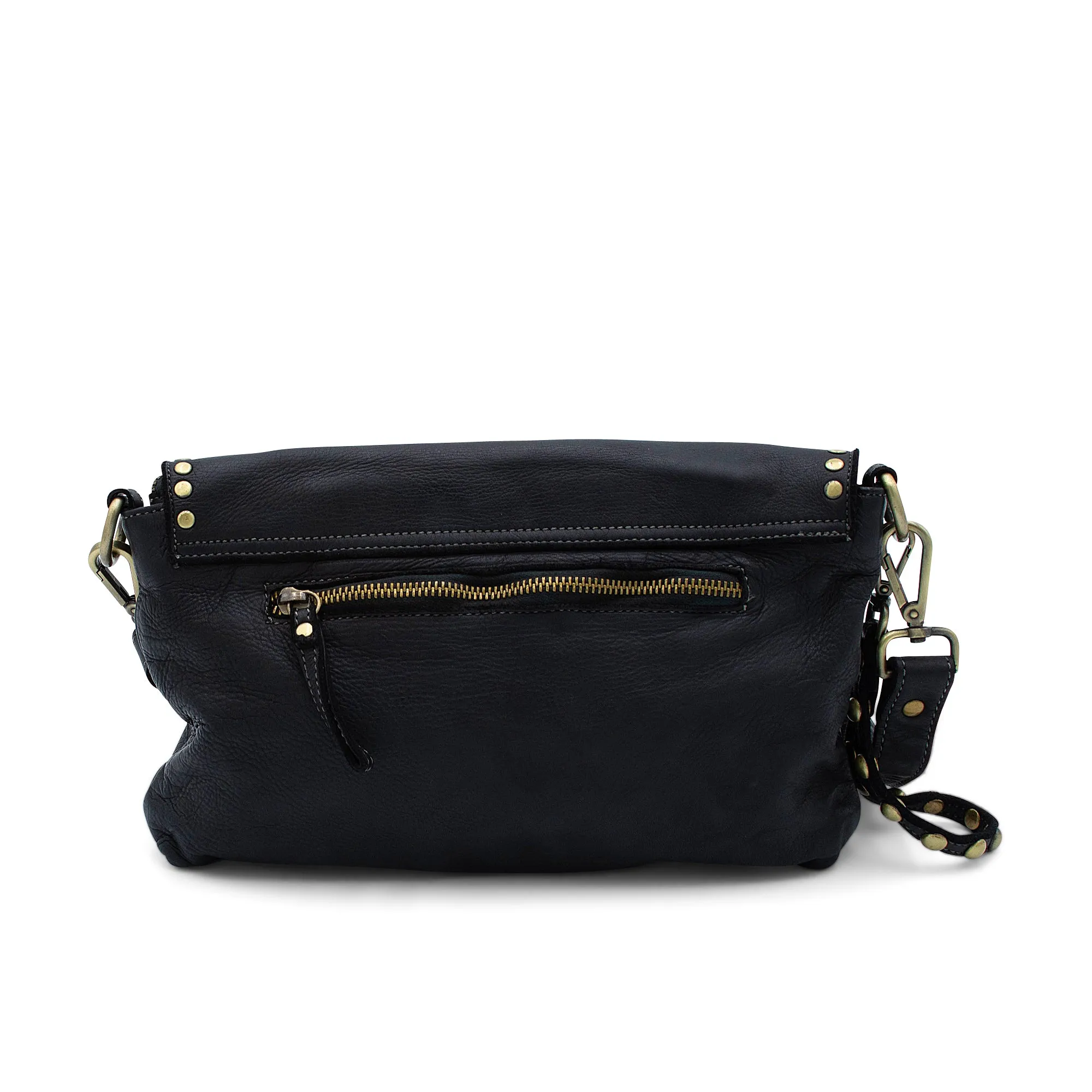 Aria Envelope Crossbody in Black