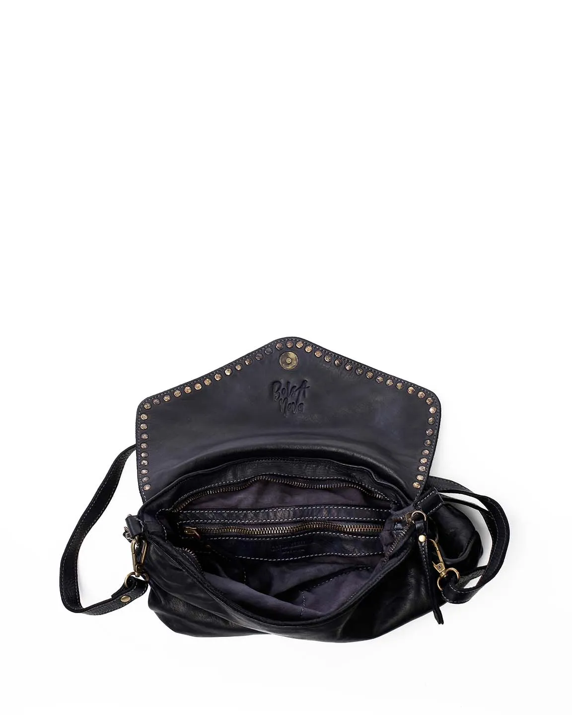 Aria Envelope Crossbody in Black