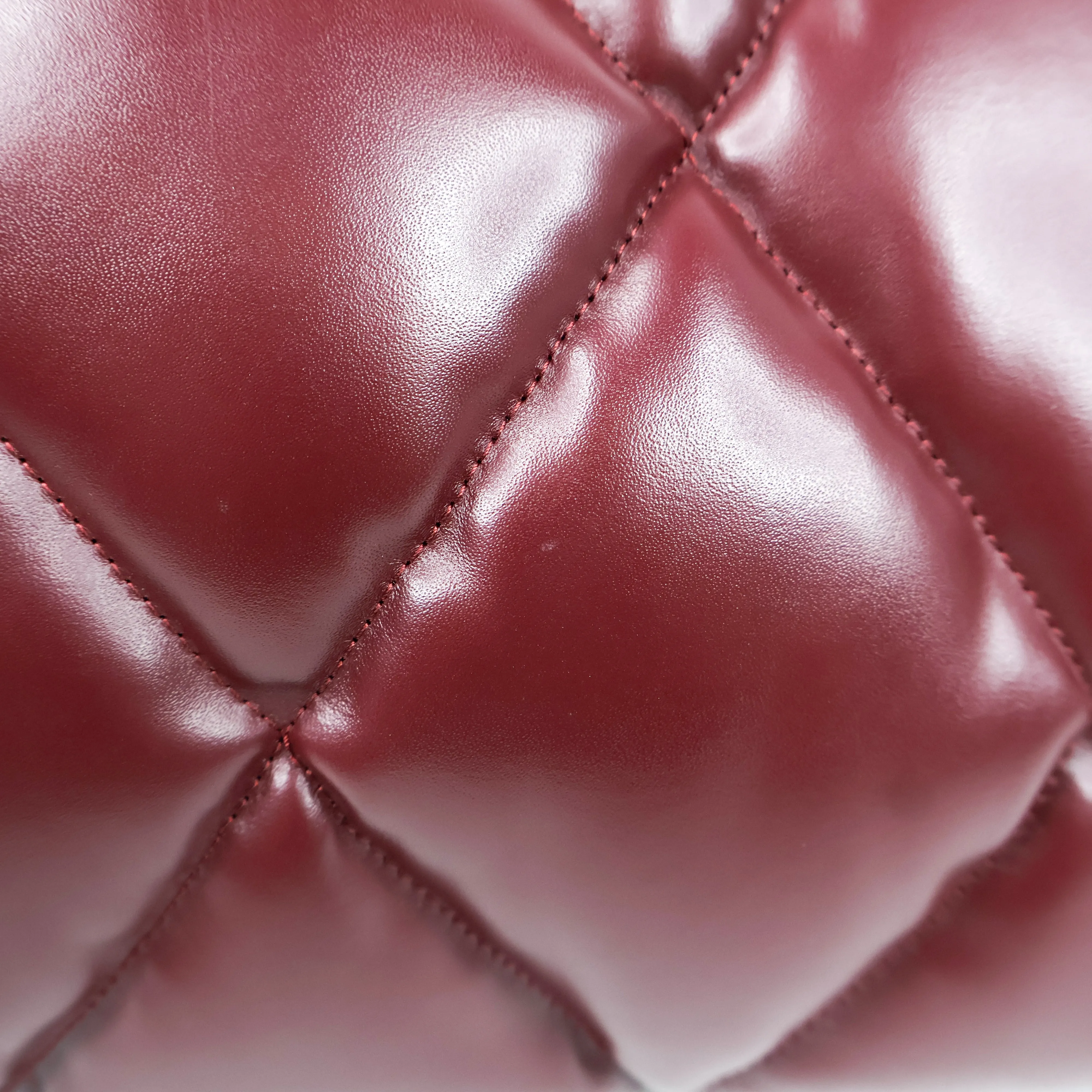 Balenciaga Flap Bag Burgundy