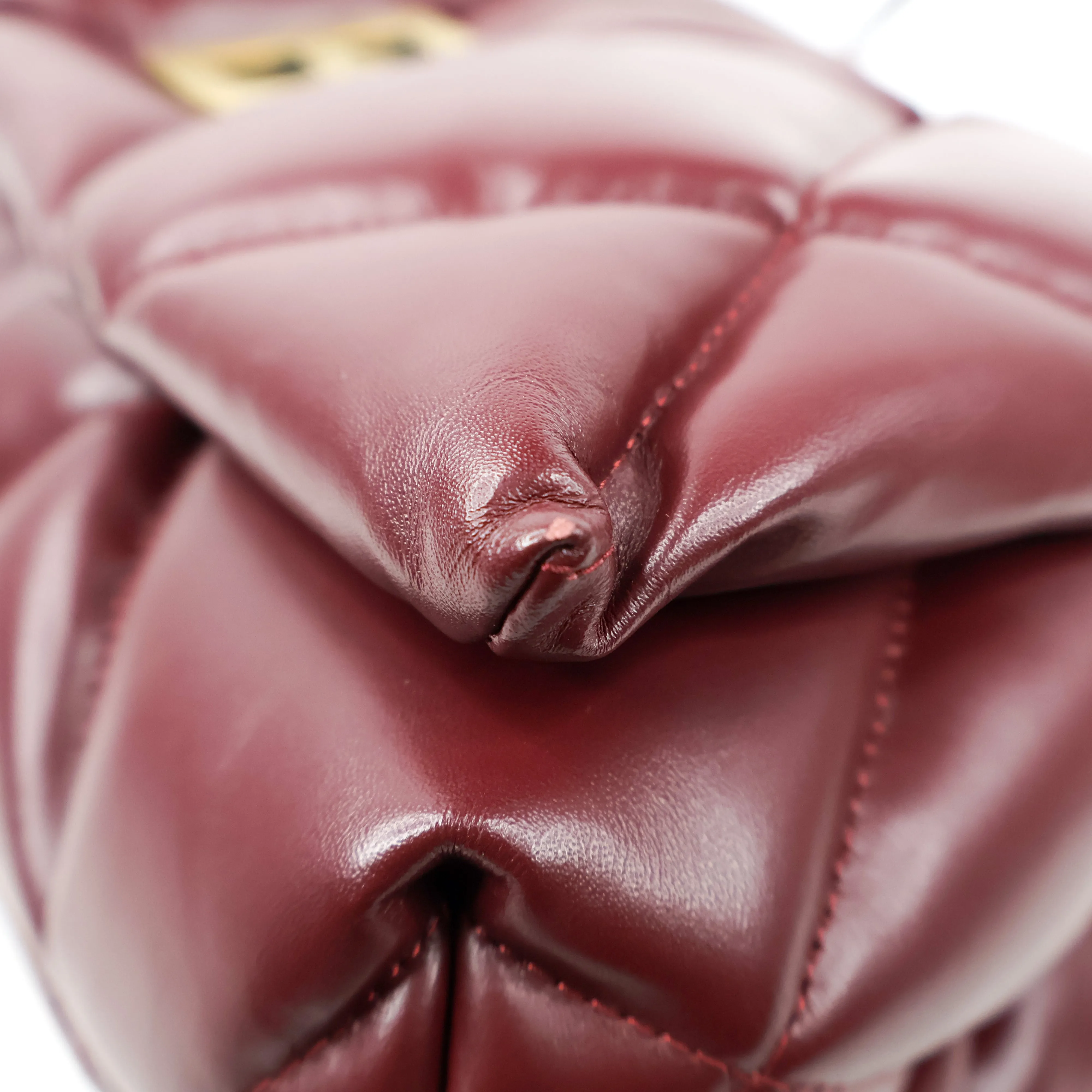 Balenciaga Flap Bag Burgundy