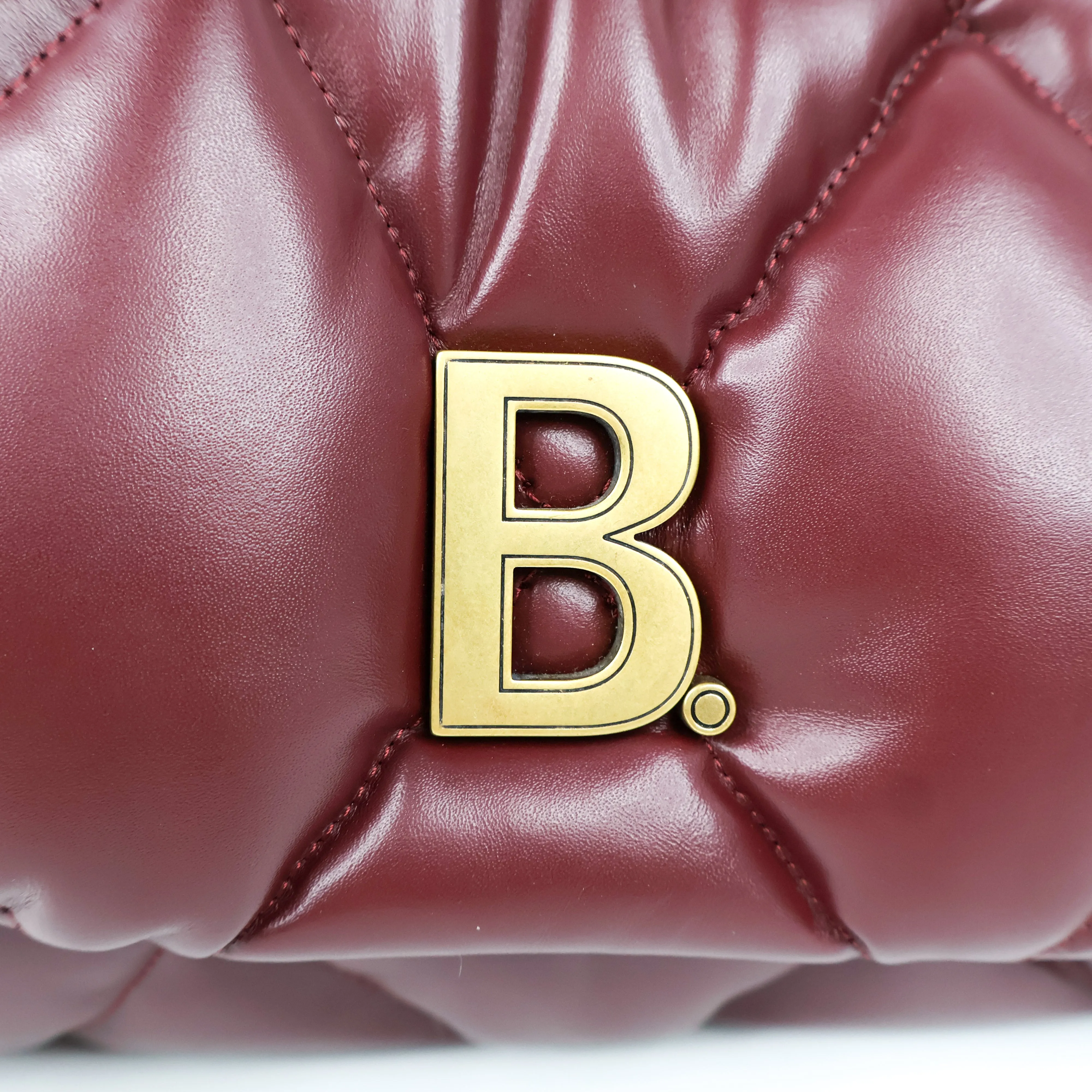 Balenciaga Flap Bag Burgundy