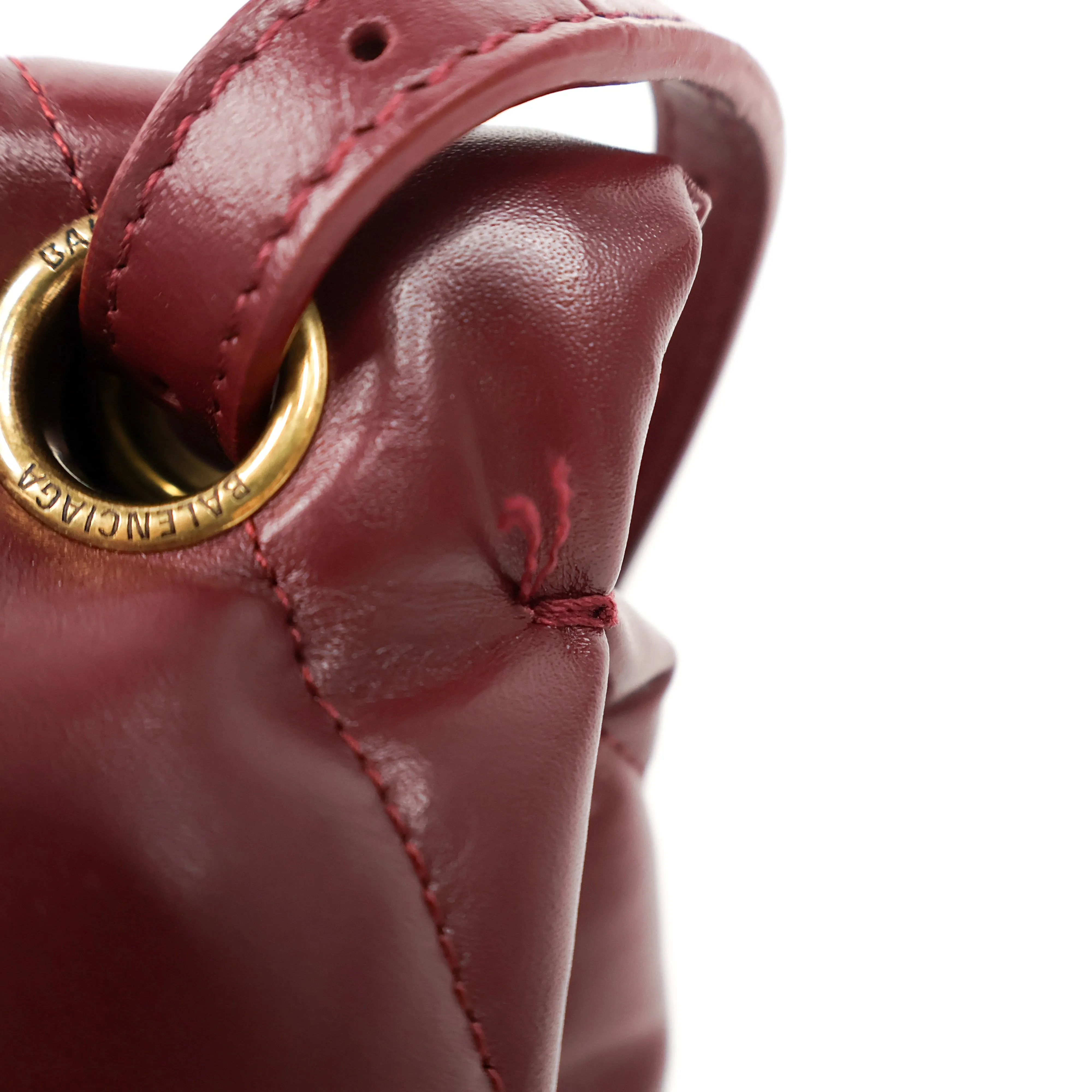 Balenciaga Flap Bag Burgundy