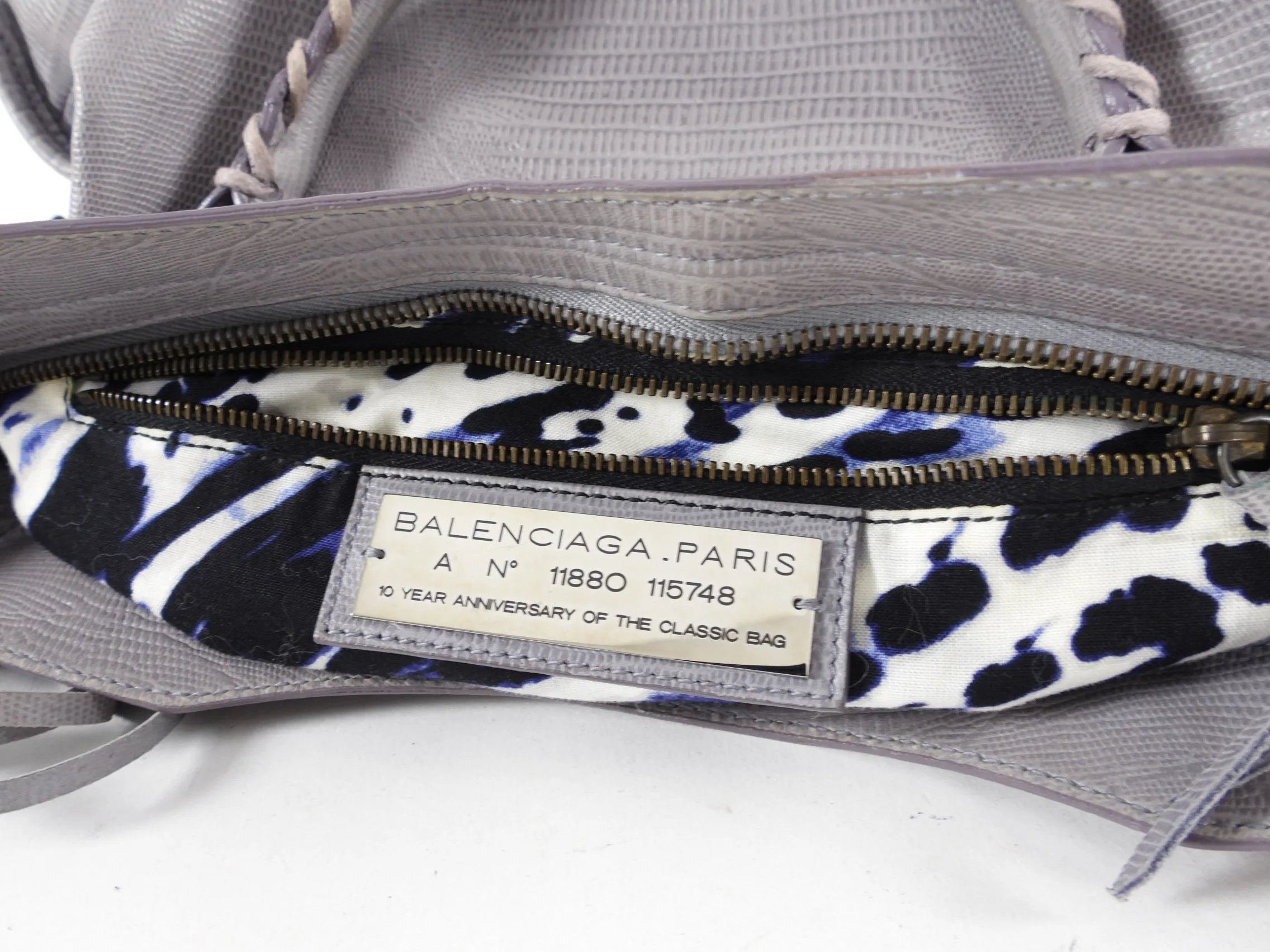 Balenciaga Lilac Limited Anniversary Edition Medium Classic City Bag