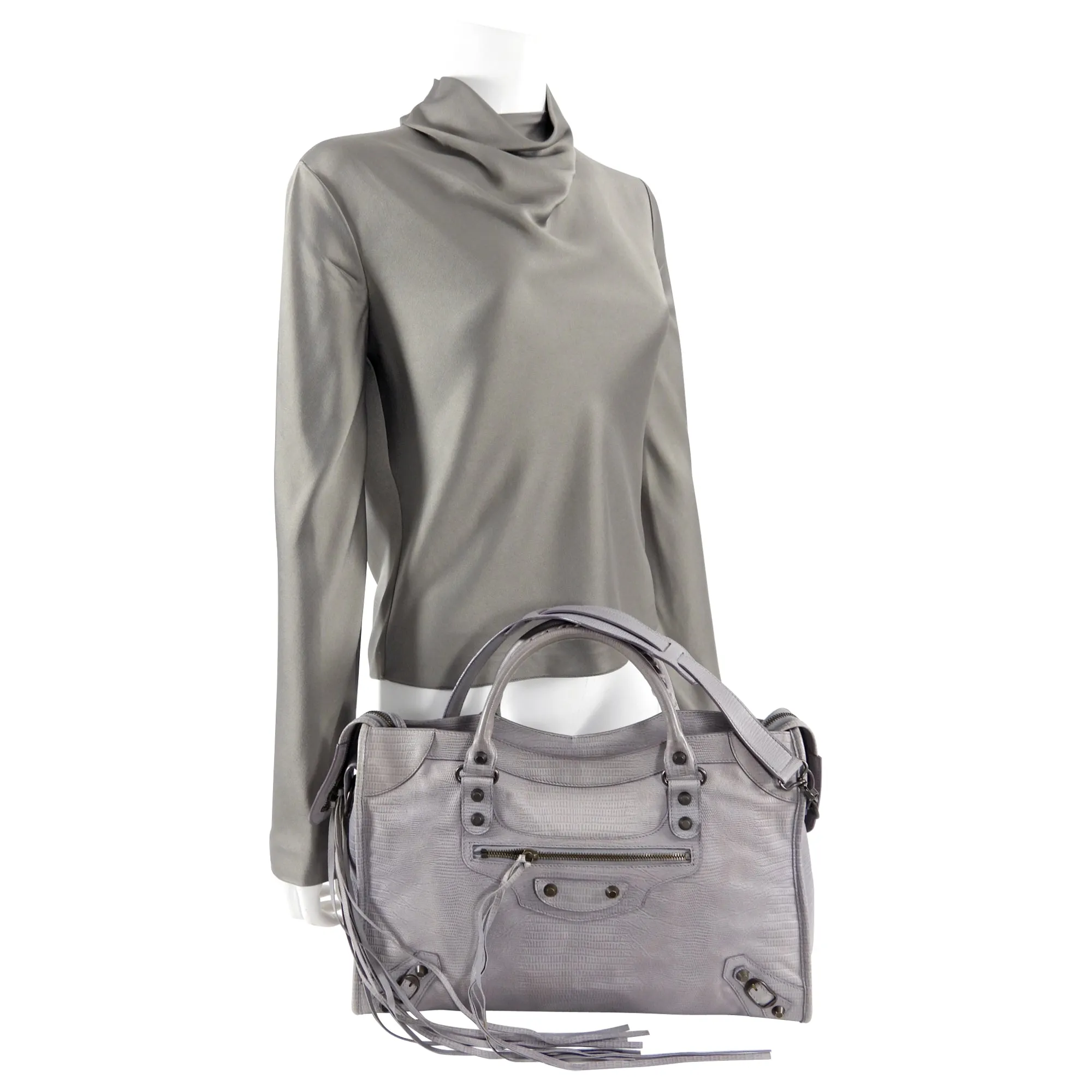 Balenciaga Lilac Limited Anniversary Edition Medium Classic City Bag