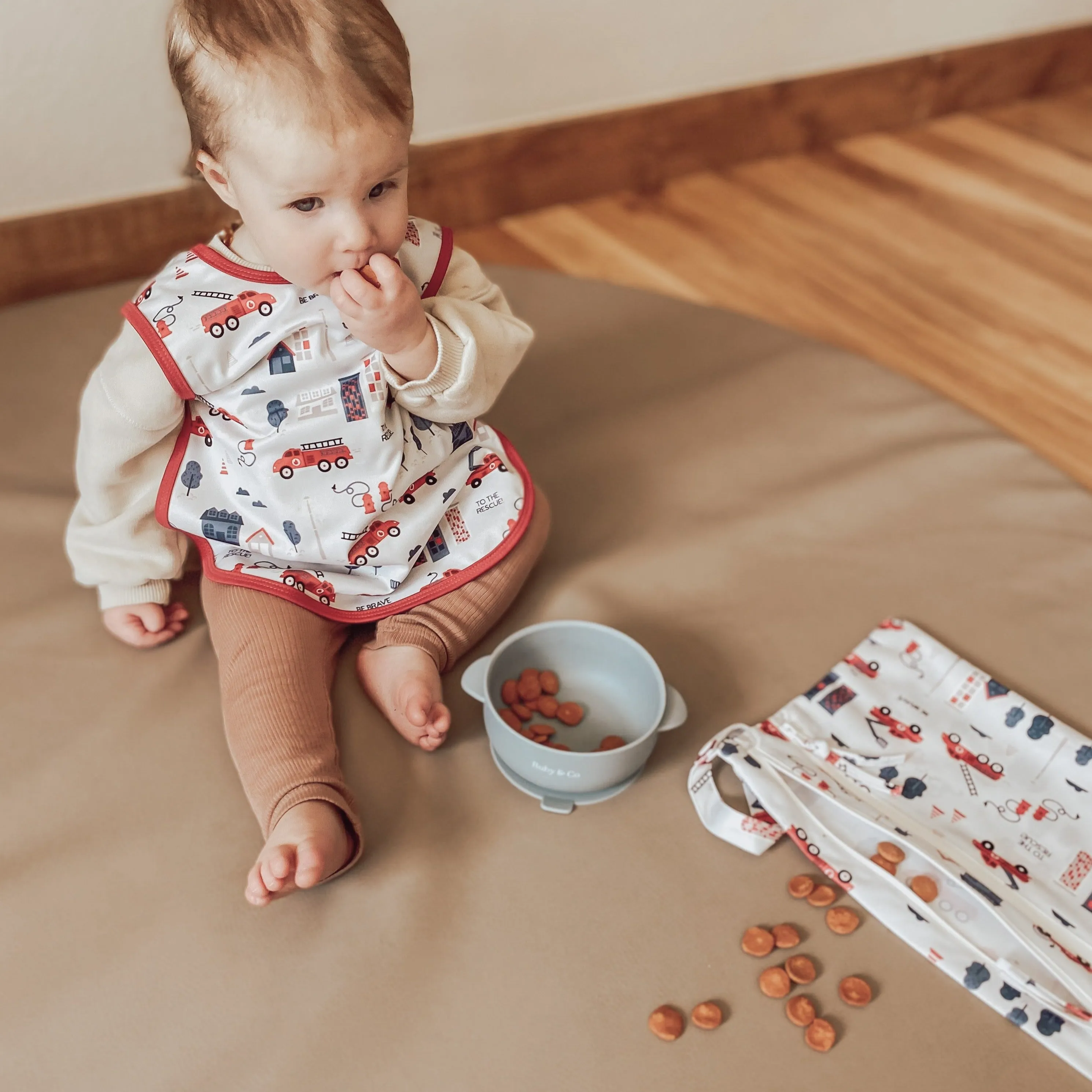 Be Brave - Firefighter - Waterproof Wet Bag (For mealtime, on-the-go, and more!) SALE