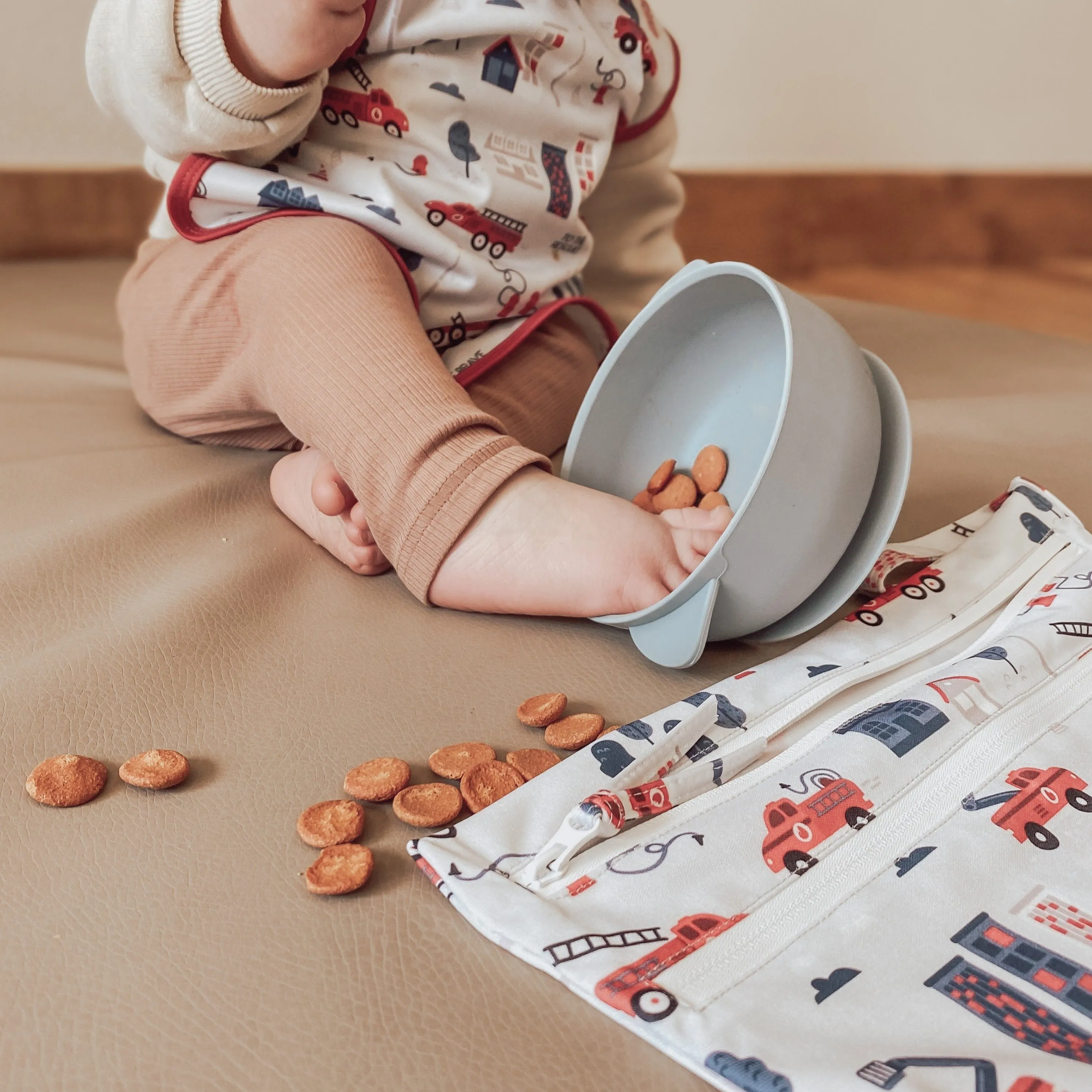 Be Brave - Firefighter - Waterproof Wet Bag (For mealtime, on-the-go, and more!) SALE
