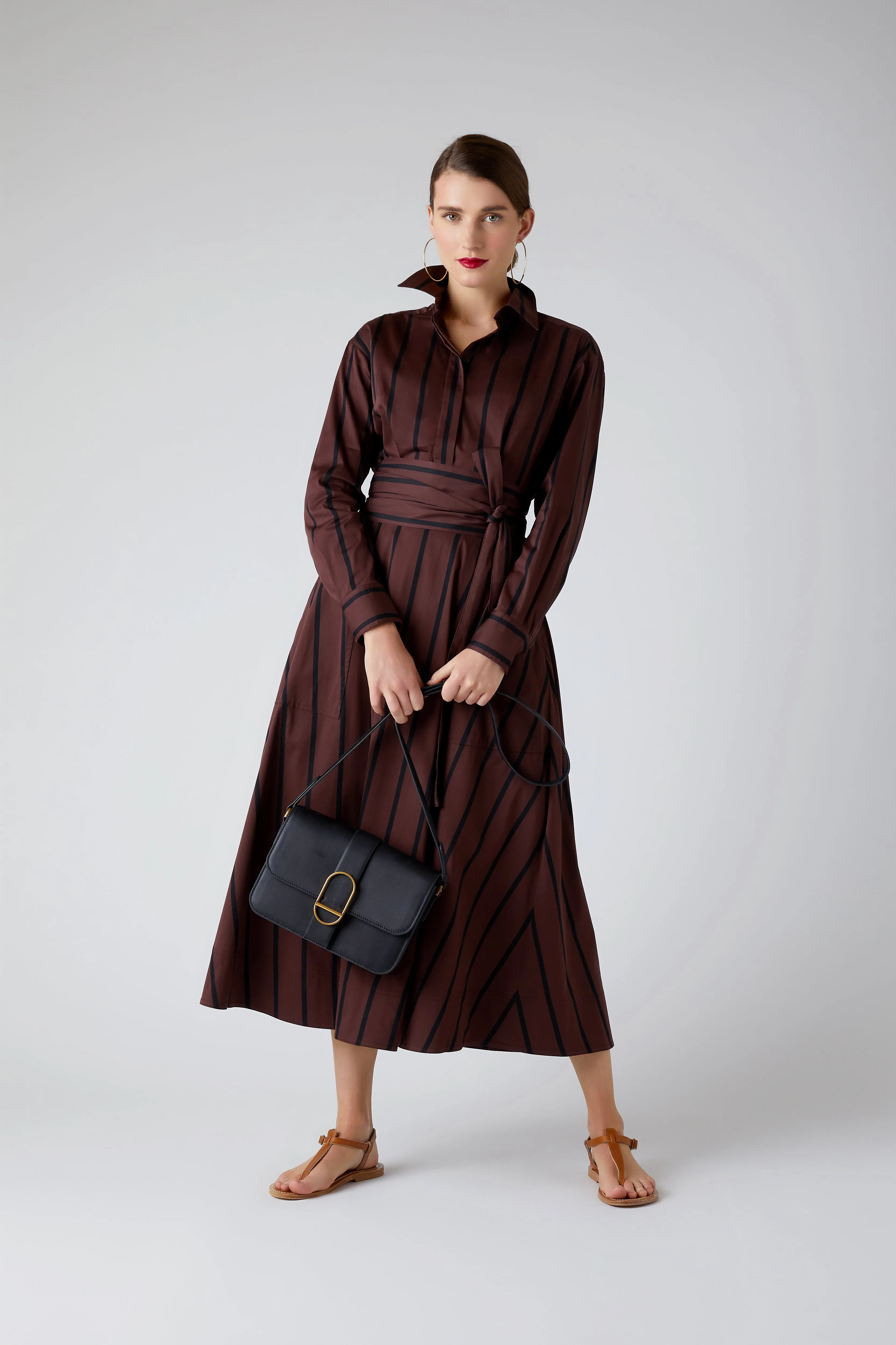 Beatrix Flap Over Leather Cross Body