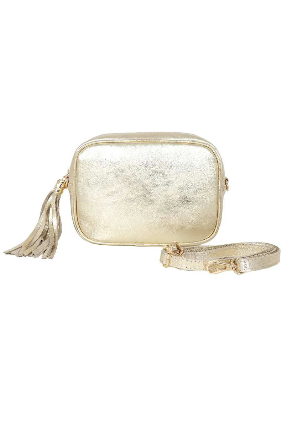 Beau Crossbody Bag - Gold, Metallic