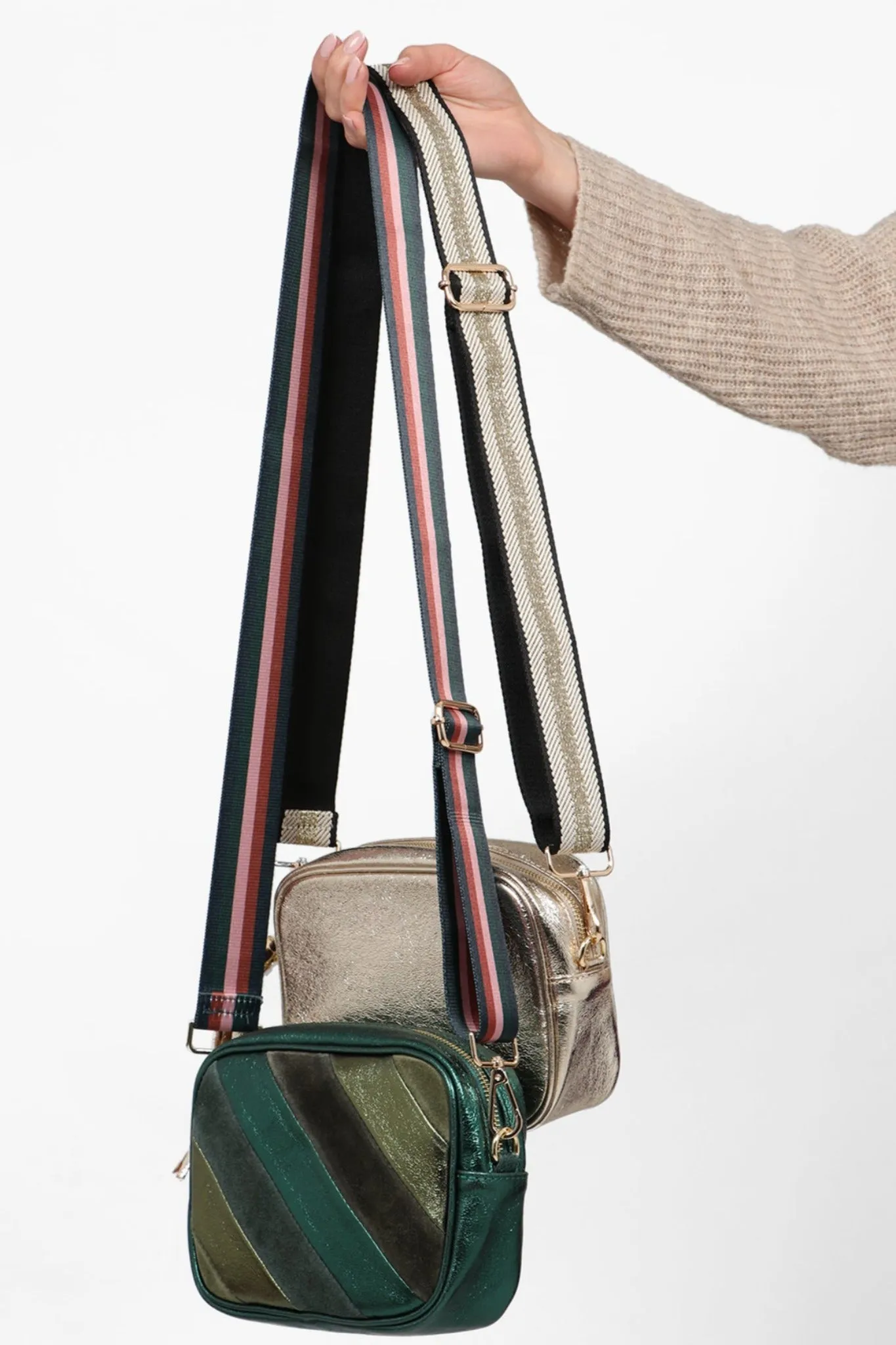 Beau Crossbody Bag - Gold, Metallic