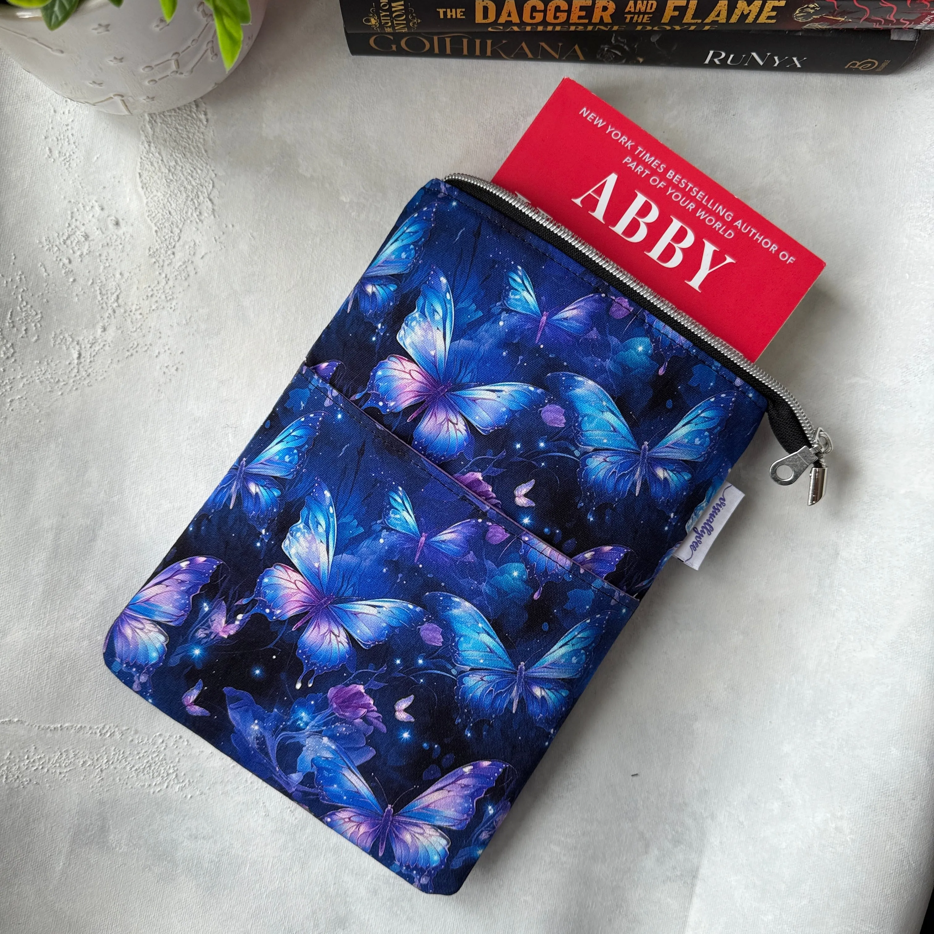 Beautiful Butterfly -  Zippered Book Sleeve