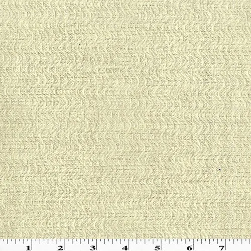 Beige Semi Lustrous Vertical Wave Stripe Woven Decor Fabric