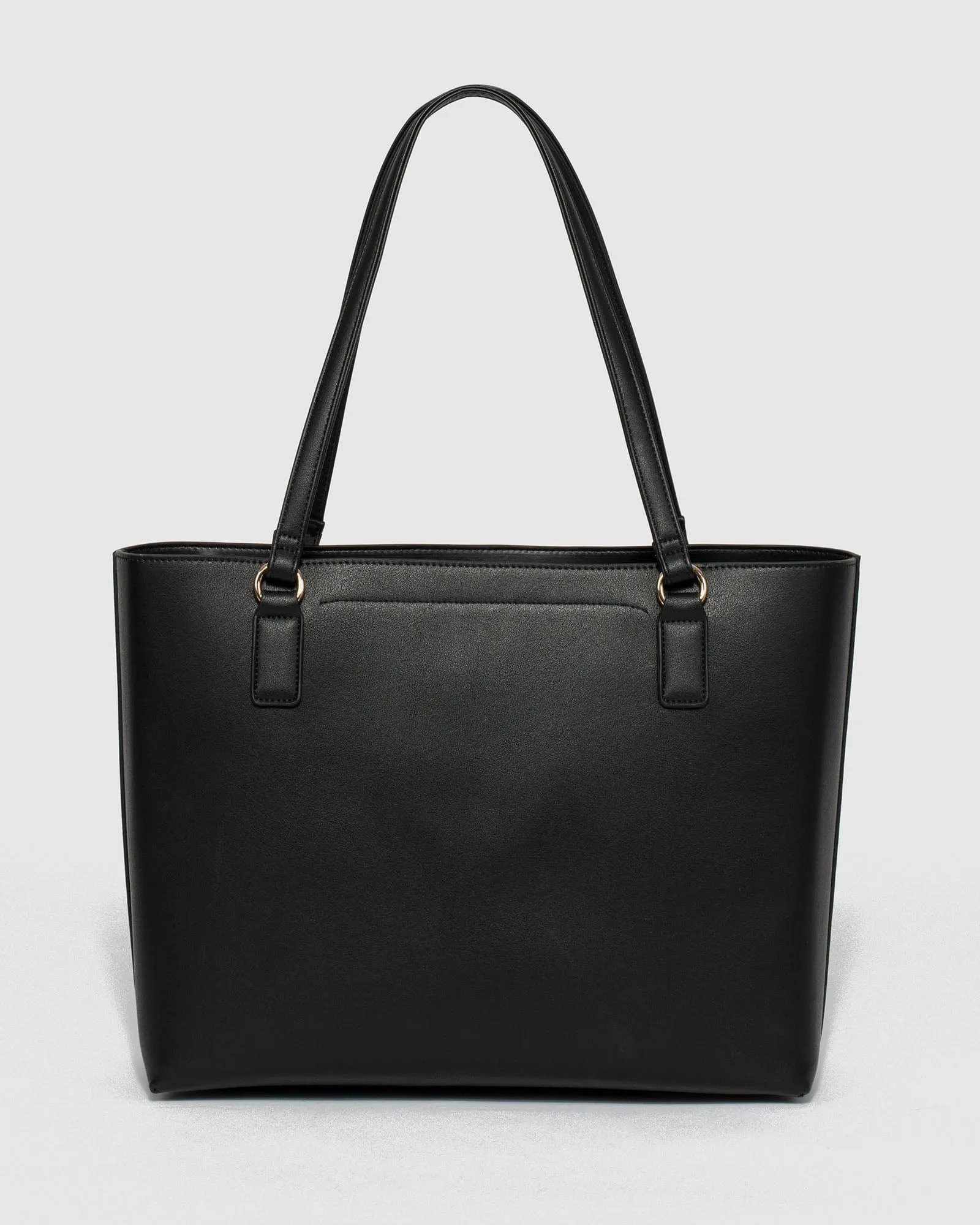 Black Angelina Embroidered Star Tote Bag