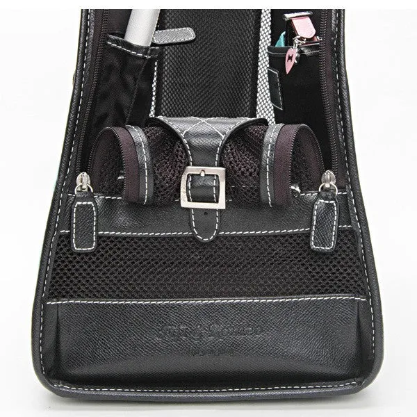Black Leather Carrier