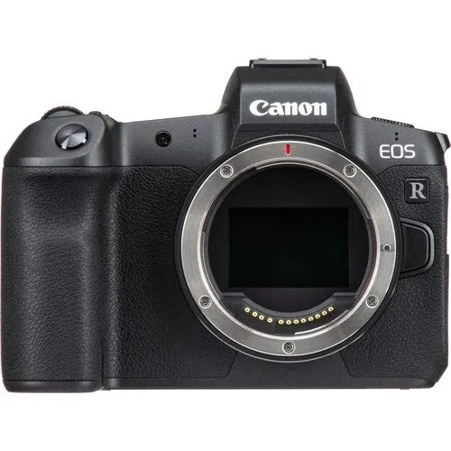 Canon EOS R Mirrorless Digital Camera International Model (3075C002) W/Bag, Extra Battery, Rode Mic, Extended Warranty Bundle