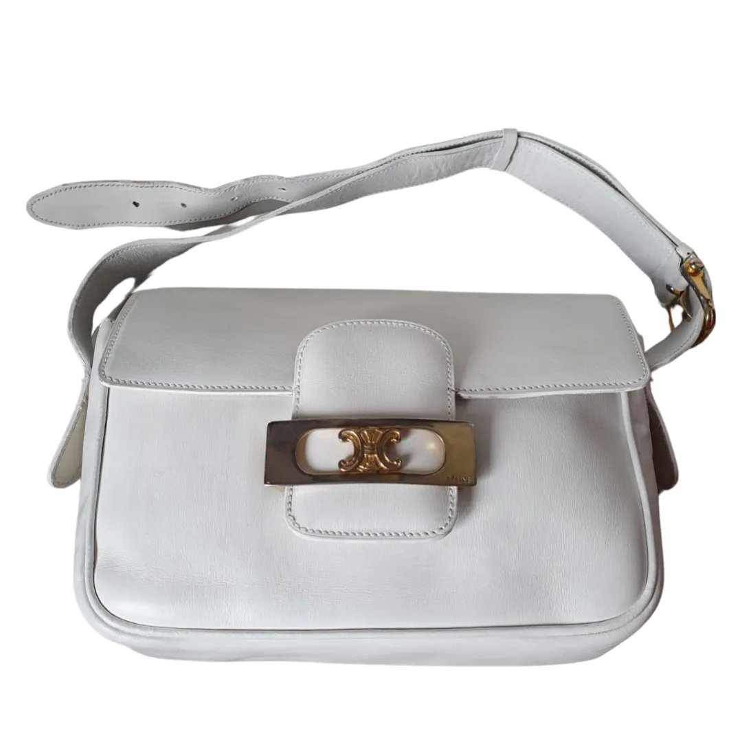 Celine vintage triomphe shoulder bag