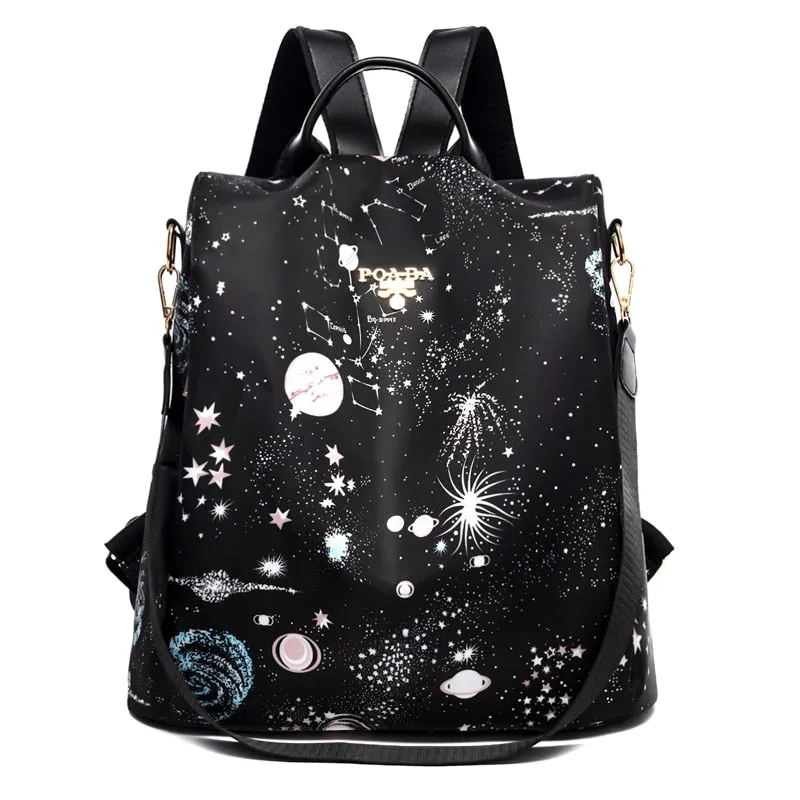 Christmas Gift Fashion Anti-theft Women Backpacks Oxford Cloth Shoulder Bags for Teenagers Girls Large Capacity School Bags Travel Backpack