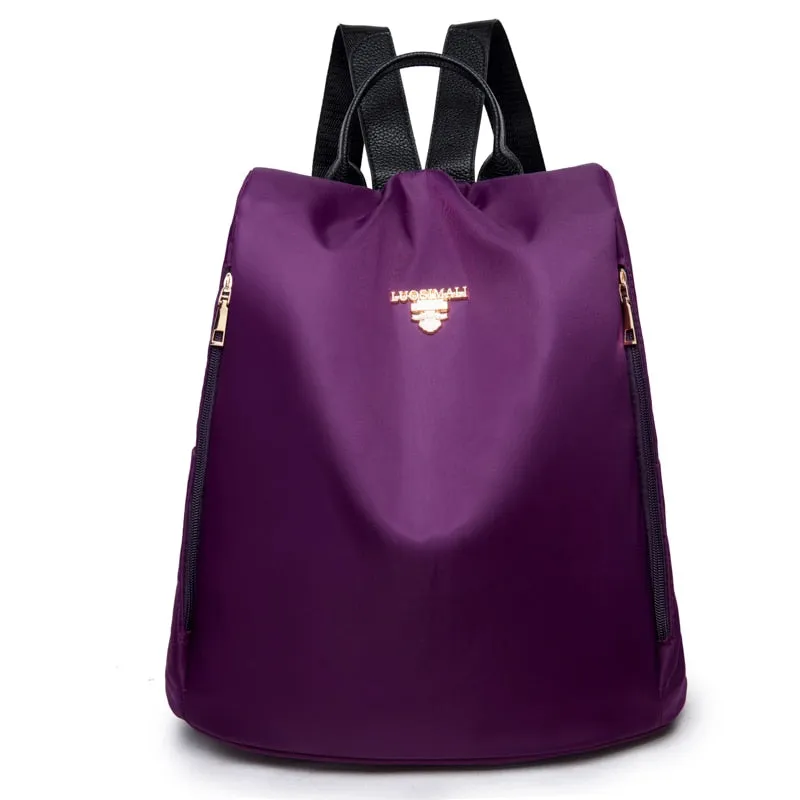 Christmas Gift Fashion Anti-theft Women Backpacks Oxford Cloth Shoulder Bags for Teenagers Girls Large Capacity School Bags Travel Backpack