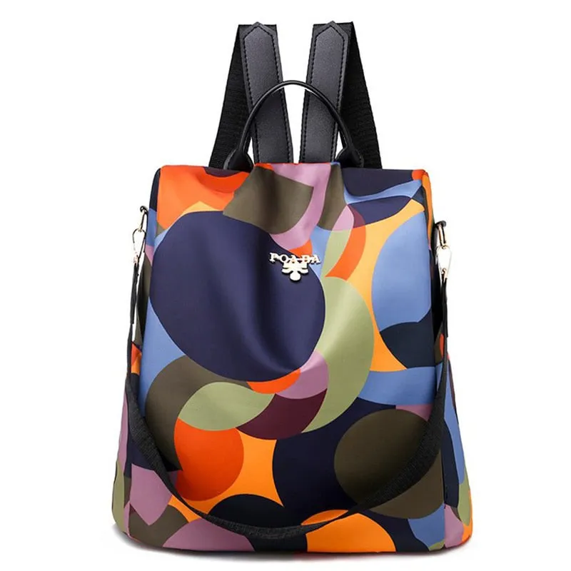 Christmas Gift Fashion Anti-theft Women Backpacks Oxford Cloth Shoulder Bags for Teenagers Girls Large Capacity School Bags Travel Backpack