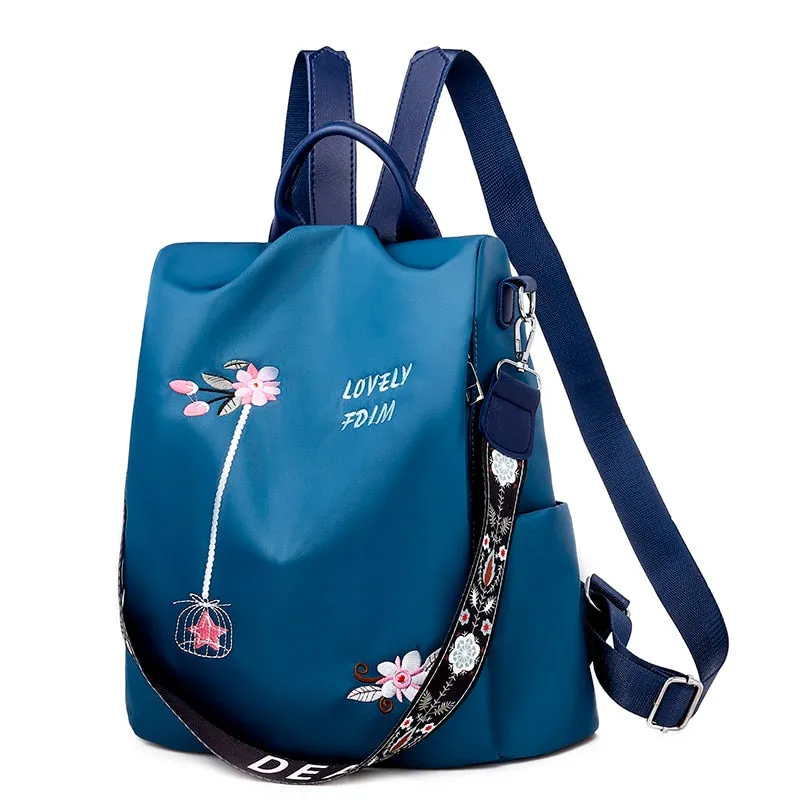 Christmas Gift Fashion Anti-theft Women Backpacks Oxford Cloth Shoulder Bags for Teenagers Girls Large Capacity School Bags Travel Backpack