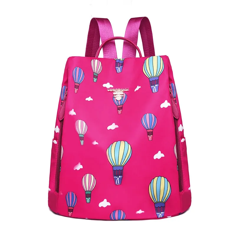 Christmas Gift Fashion Anti-theft Women Backpacks Oxford Cloth Shoulder Bags for Teenagers Girls Large Capacity School Bags Travel Backpack