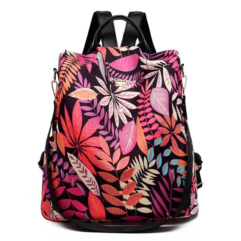 Christmas Gift Fashion Anti-theft Women Backpacks Oxford Cloth Shoulder Bags for Teenagers Girls Large Capacity School Bags Travel Backpack