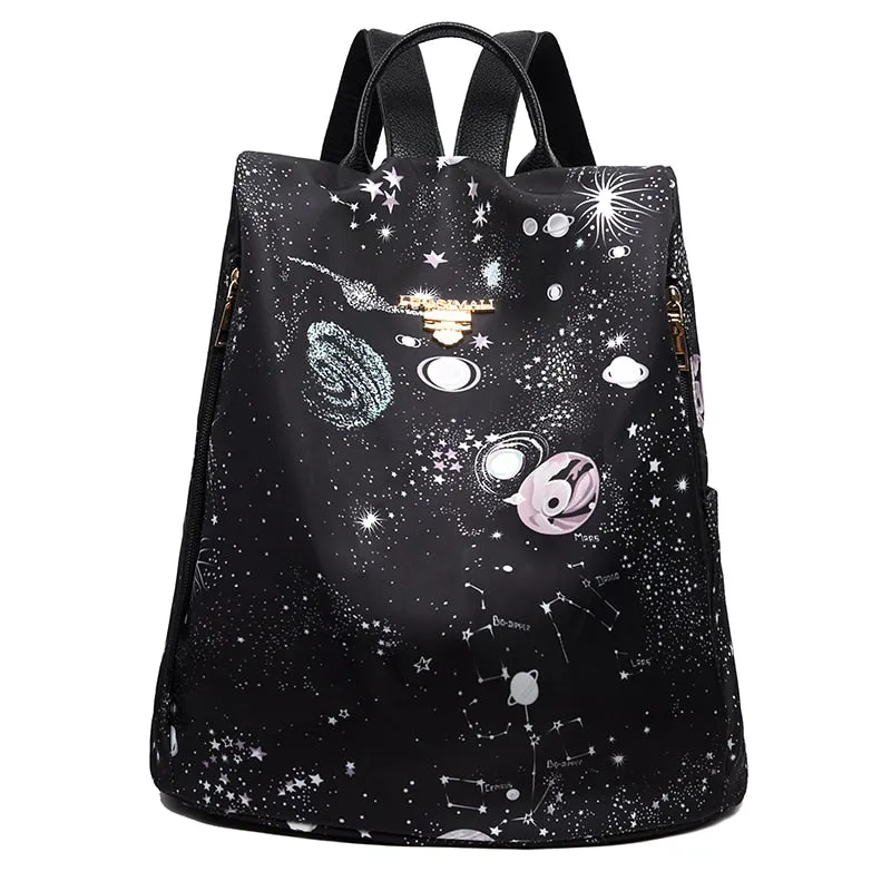 Christmas Gift Fashion Anti-theft Women Backpacks Oxford Cloth Shoulder Bags for Teenagers Girls Large Capacity School Bags Travel Backpack