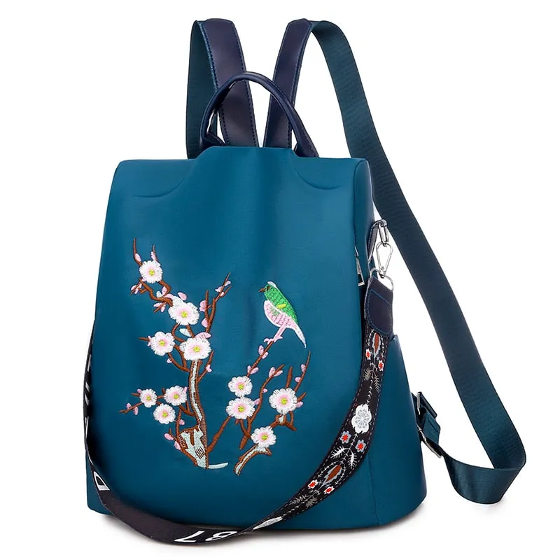 Christmas Gift Fashion Anti-theft Women Backpacks Oxford Cloth Shoulder Bags for Teenagers Girls Large Capacity School Bags Travel Backpack