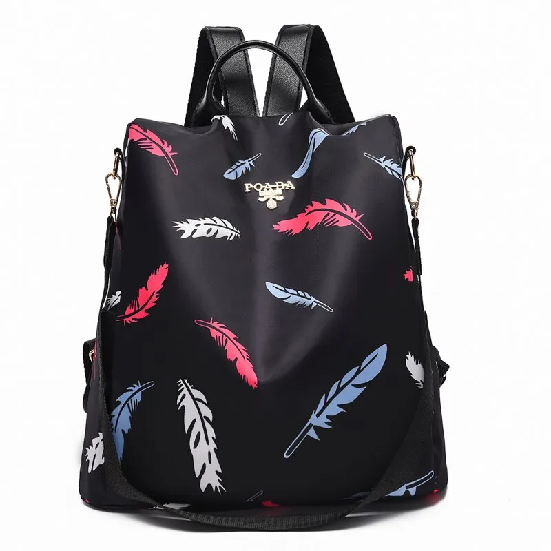 Christmas Gift Fashion Anti-theft Women Backpacks Oxford Cloth Shoulder Bags for Teenagers Girls Large Capacity School Bags Travel Backpack