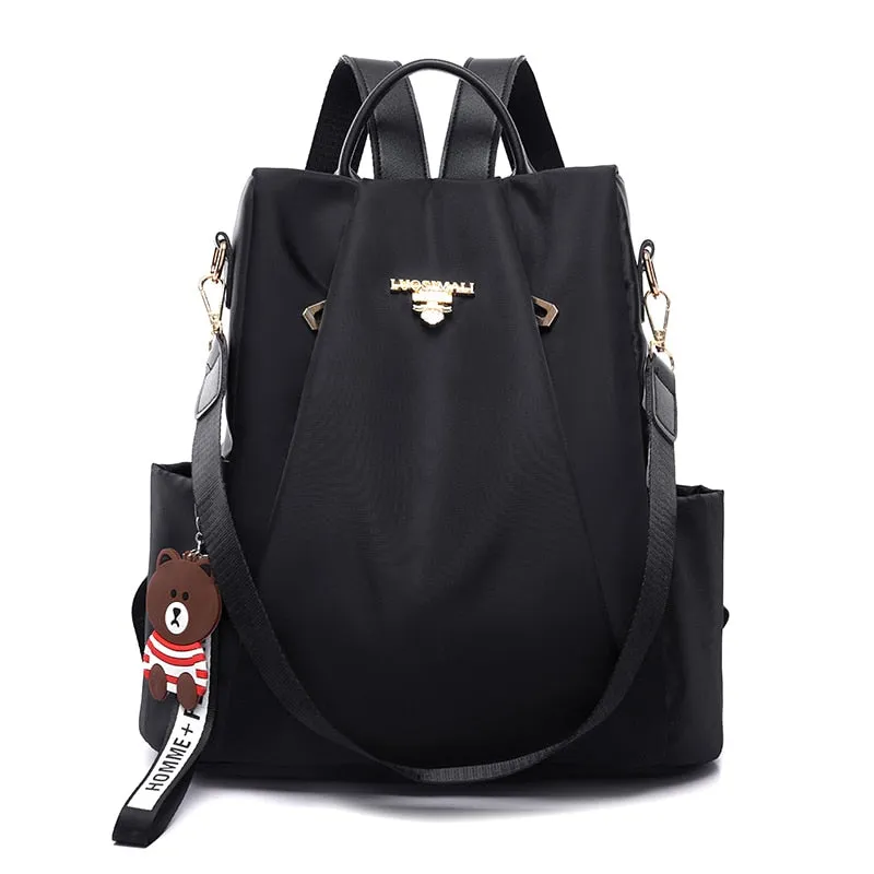 Christmas Gift Fashion Anti-theft Women Backpacks Oxford Cloth Shoulder Bags for Teenagers Girls Large Capacity School Bags Travel Backpack