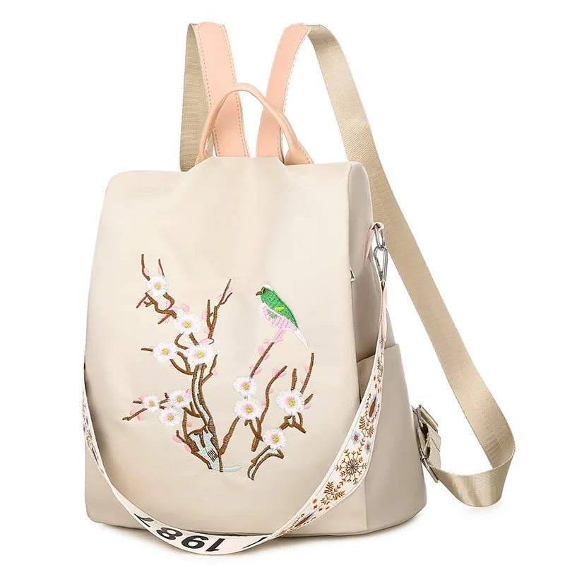 Christmas Gift Fashion Anti-theft Women Backpacks Oxford Cloth Shoulder Bags for Teenagers Girls Large Capacity School Bags Travel Backpack