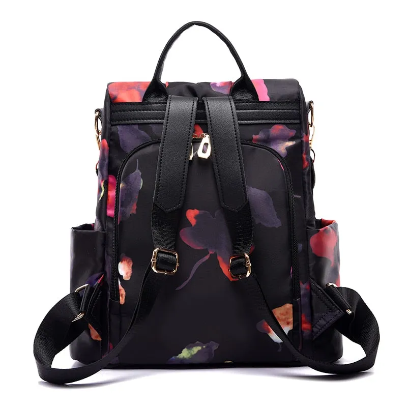 Christmas Gift Fashion Anti-theft Women Backpacks Oxford Cloth Shoulder Bags for Teenagers Girls Large Capacity School Bags Travel Backpack