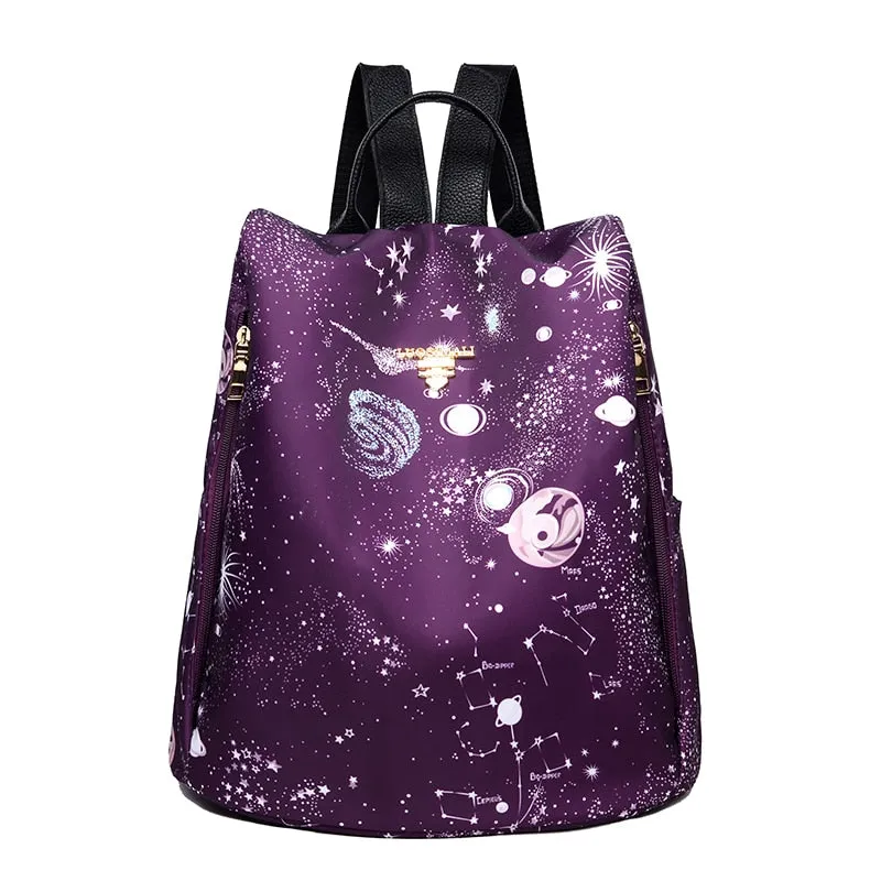 Christmas Gift Fashion Anti-theft Women Backpacks Oxford Cloth Shoulder Bags for Teenagers Girls Large Capacity School Bags Travel Backpack