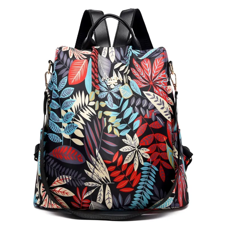 Christmas Gift Fashion Anti-theft Women Backpacks Oxford Cloth Shoulder Bags for Teenagers Girls Large Capacity School Bags Travel Backpack