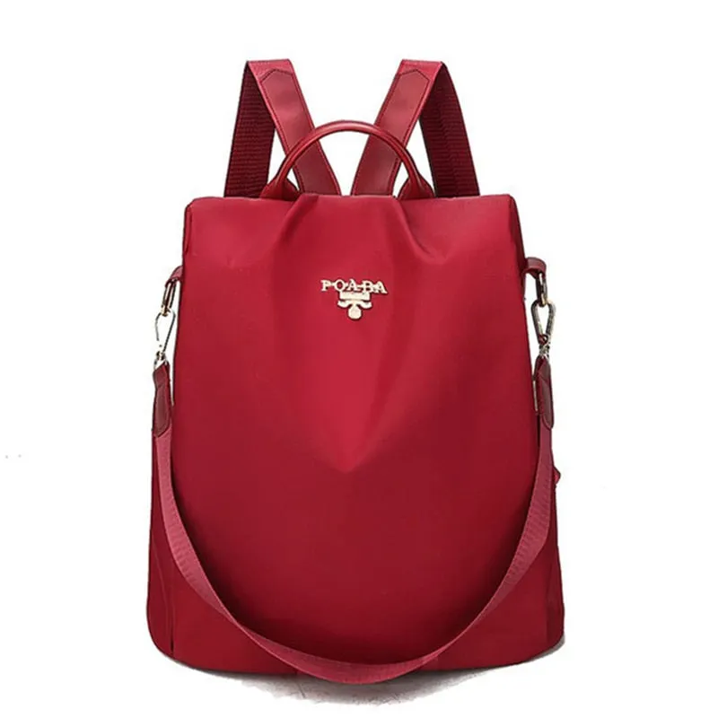 Christmas Gift Fashion Anti-theft Women Backpacks Oxford Cloth Shoulder Bags for Teenagers Girls Large Capacity School Bags Travel Backpack