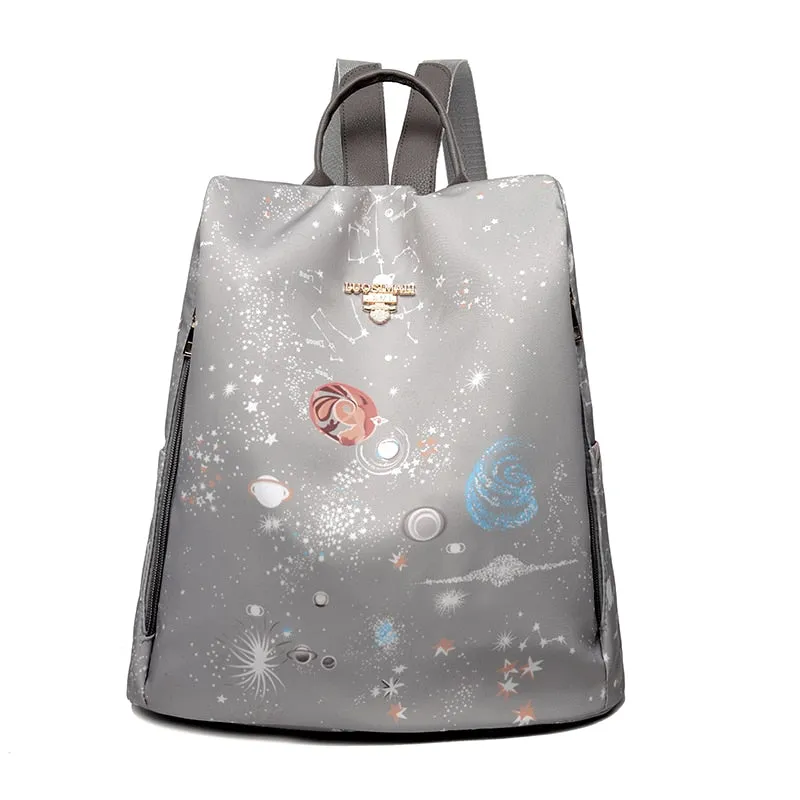 Christmas Gift Fashion Anti-theft Women Backpacks Oxford Cloth Shoulder Bags for Teenagers Girls Large Capacity School Bags Travel Backpack