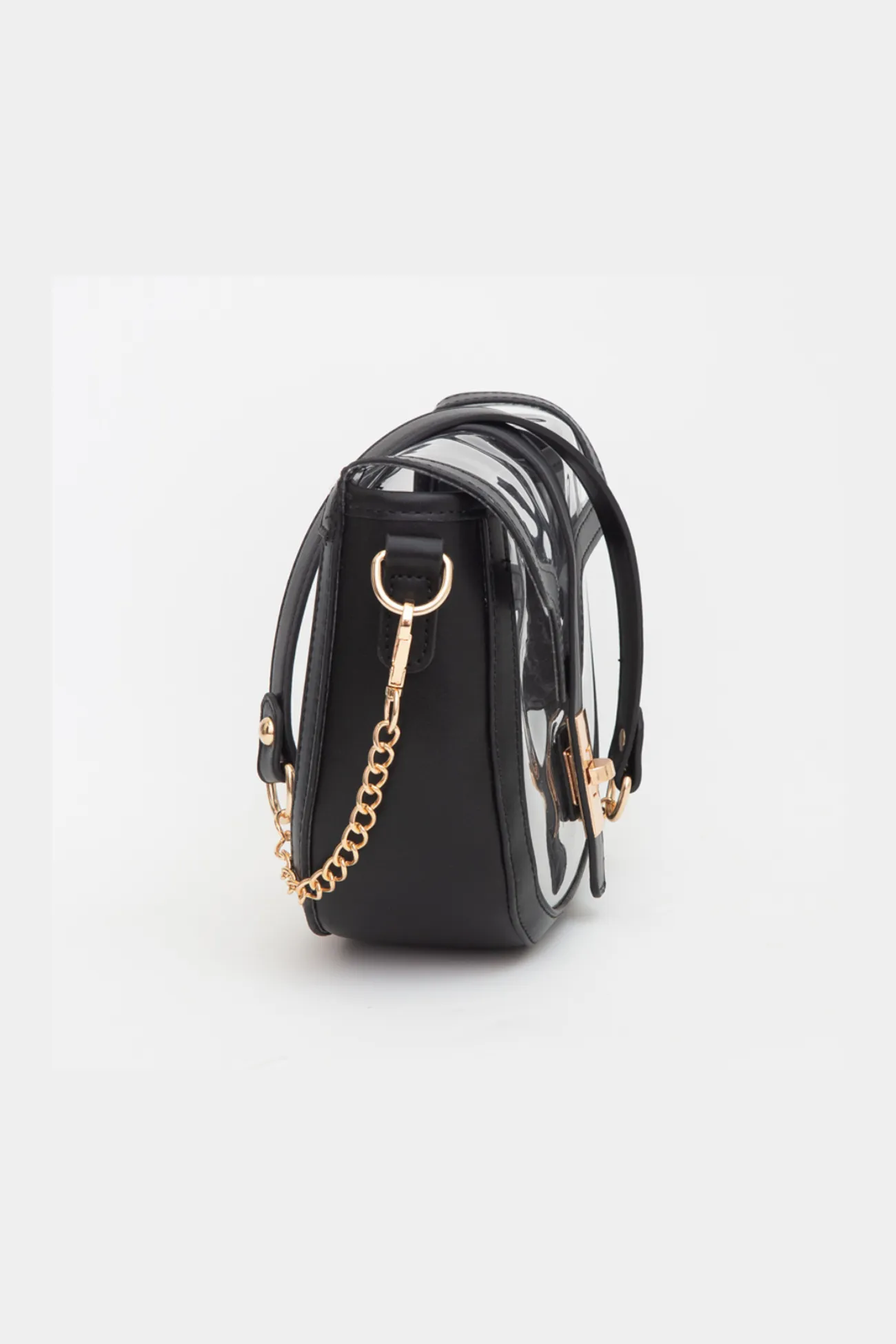 Clear Transparent Saddle Bag
