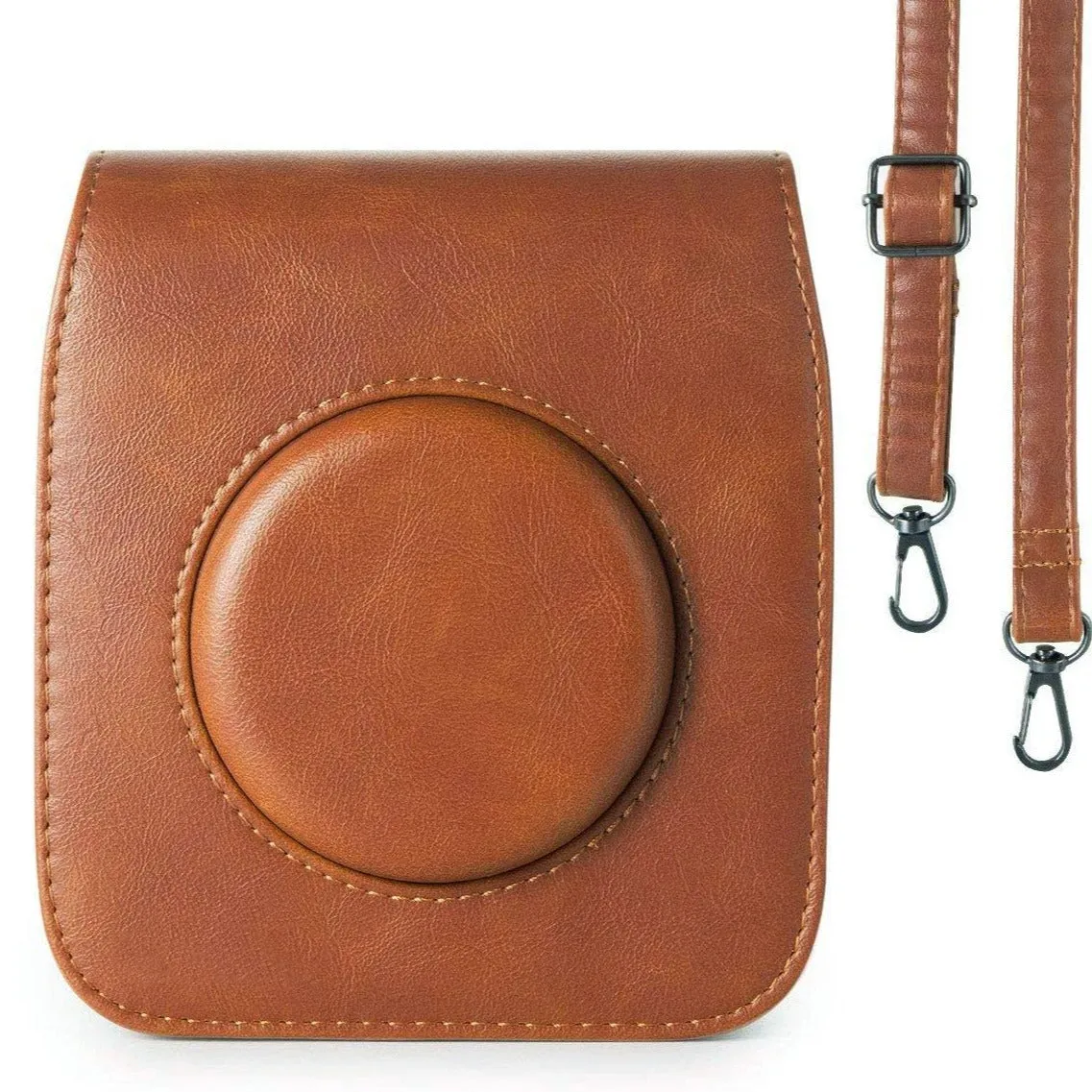 [CLEARANCE] Pikxi BSQS10 Fujifilm Instax Square SQ10 Leather Camera Case Bag Brown