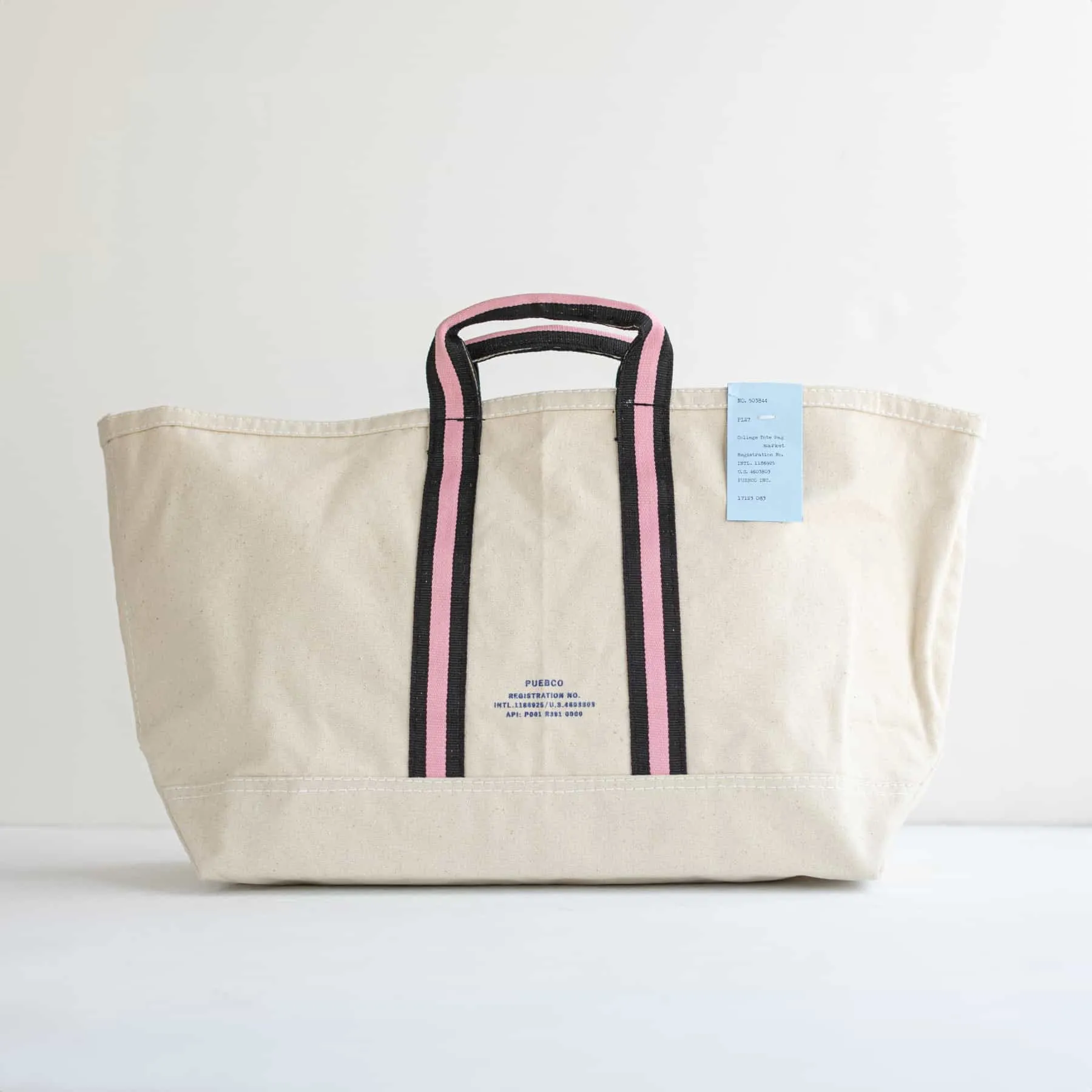 COLLEGE TOTE BAG／Market