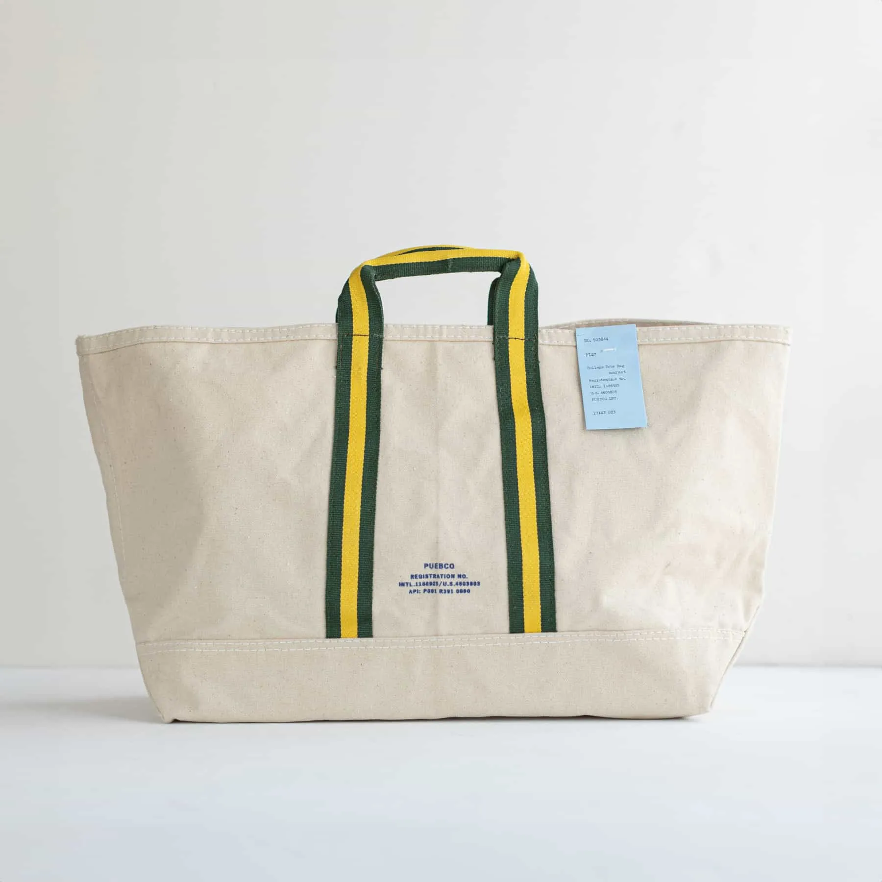 COLLEGE TOTE BAG／Market