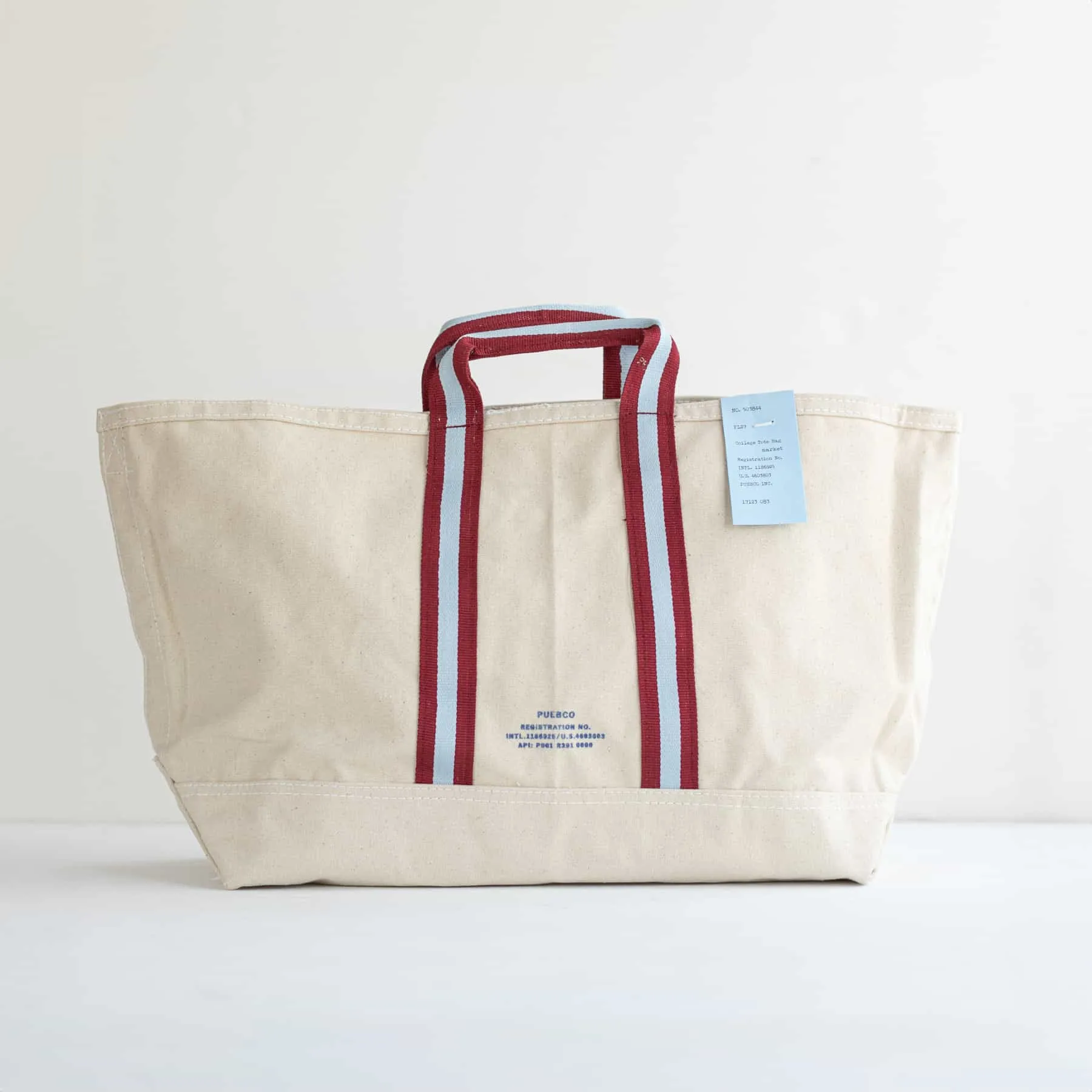 COLLEGE TOTE BAG／Market