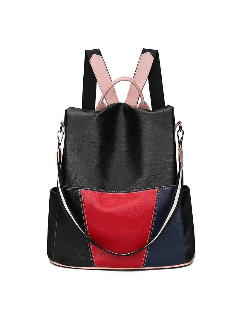 Color PU Lady Small Backpack