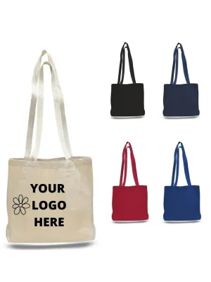 Custom Large Value Messenger Canvas Tote Bags