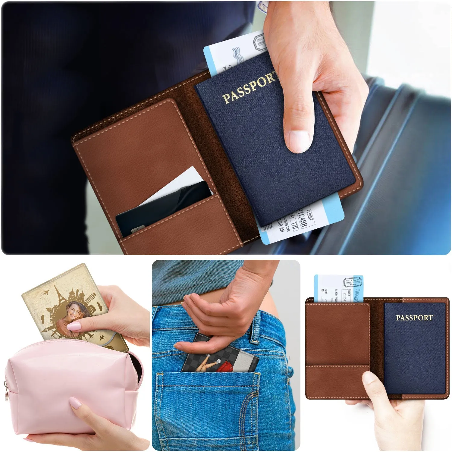 Custom Photo I Haven't Been Everywhere - Gift For Traveling Lovers, Vacation Lovers, Travelers, Him, Her - Personalized Passport Cover, Passport Holder