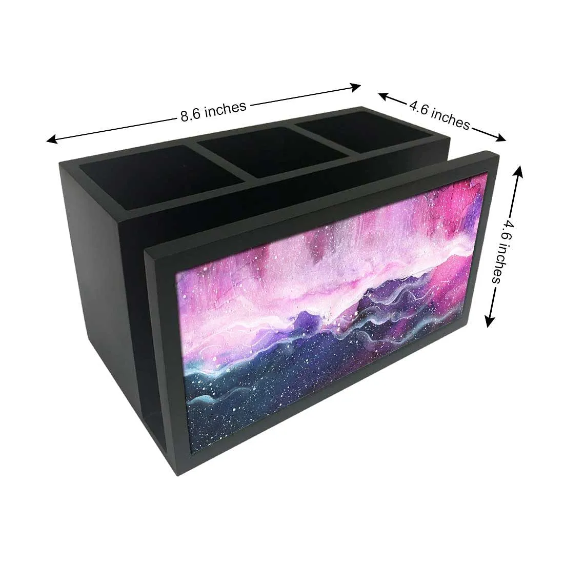 Cutlery Tissue Holder Napkin Stand -  Space Colorful Watercolor