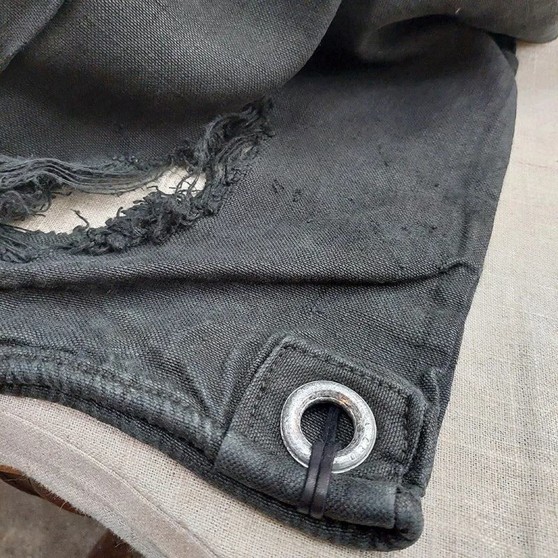 Delle Cose/Large Italy post bag-Black